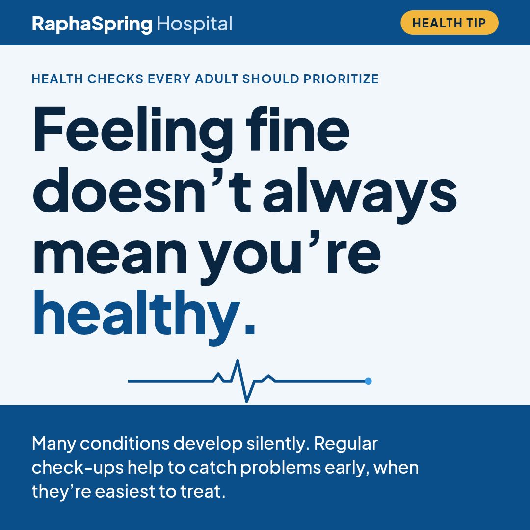 Health checks every Adult should prioritize